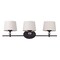 Maxim Lighting Rondo 3-Light 26.25" Wide Oil Rubbed Bronze Vanity Light 12763WTOI - alternate 1